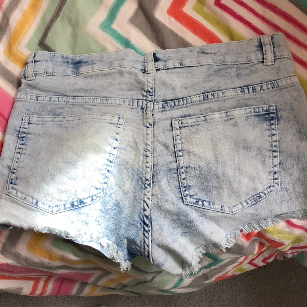 Dip dyed H&M size 10 shorts
